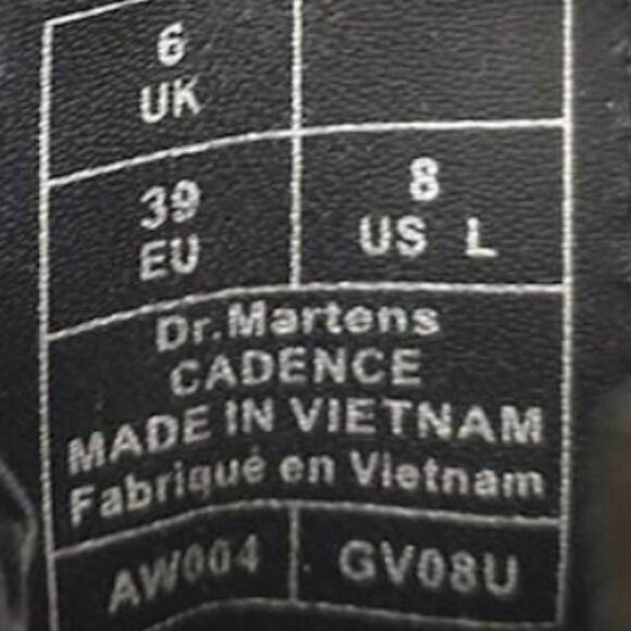 ‘CADENCE LEATHER HEELED CHELSEA Black Dr. Martens Boots Women's SZ 8 - Picture 5 of 5